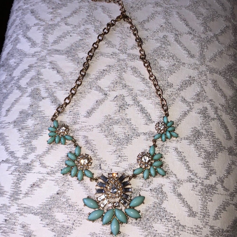 Blue chunky necklace